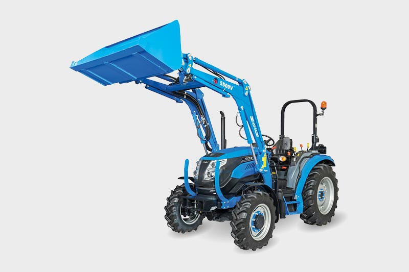 Solis 60 Stage V Cabrio 4WD – 60 PS Traktor mit ROPS, CRDi-Motor & Synchro-Shuttle