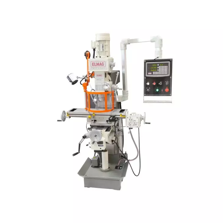 ELMAG MFB 50 L Milling and Drilling Machine – 50 mm Drilling Capacity | 3-Axis Digital Readout | Start-Up Service