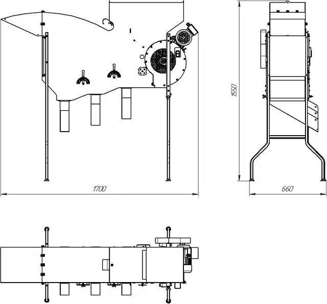 Grain cleaning machine · 0.5–5 t/h · Professional seed separator