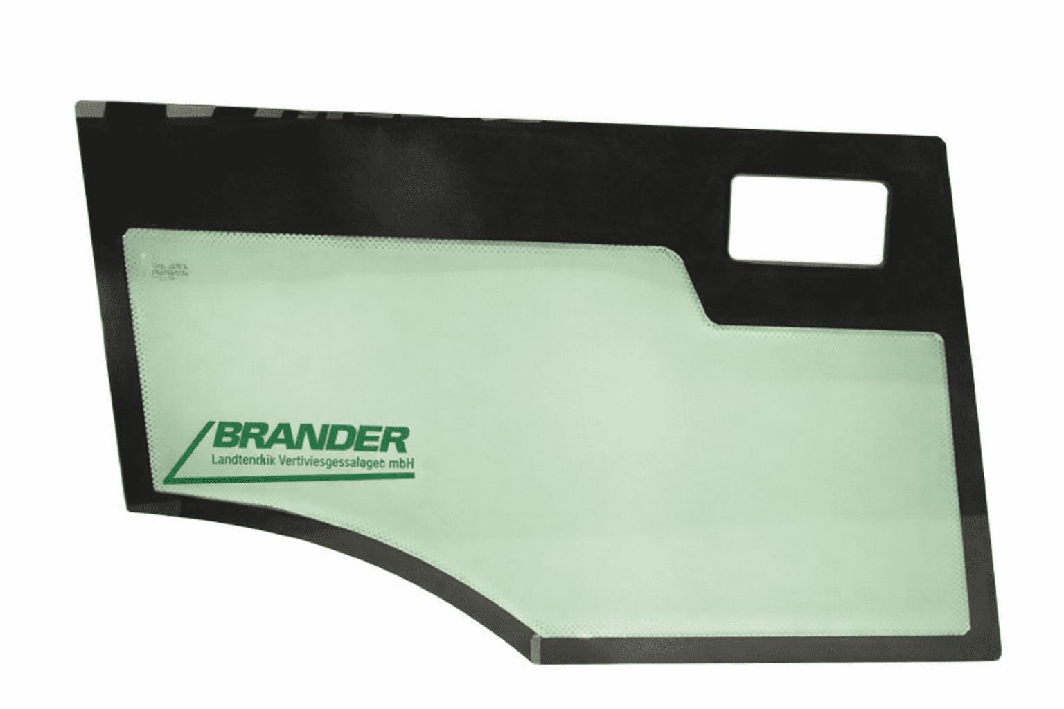 Türscheibe rechts unten - passend zu Weidemann Kabine LK116