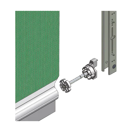 Patura high-speed door with guide rails - Width: 4.00 m