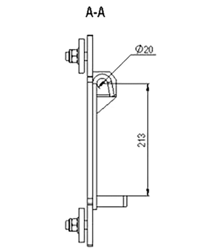 Plaque de montage Düvelsdorf D-Lock ; D-Lock S pour chargeuses sur pneus Multi-One