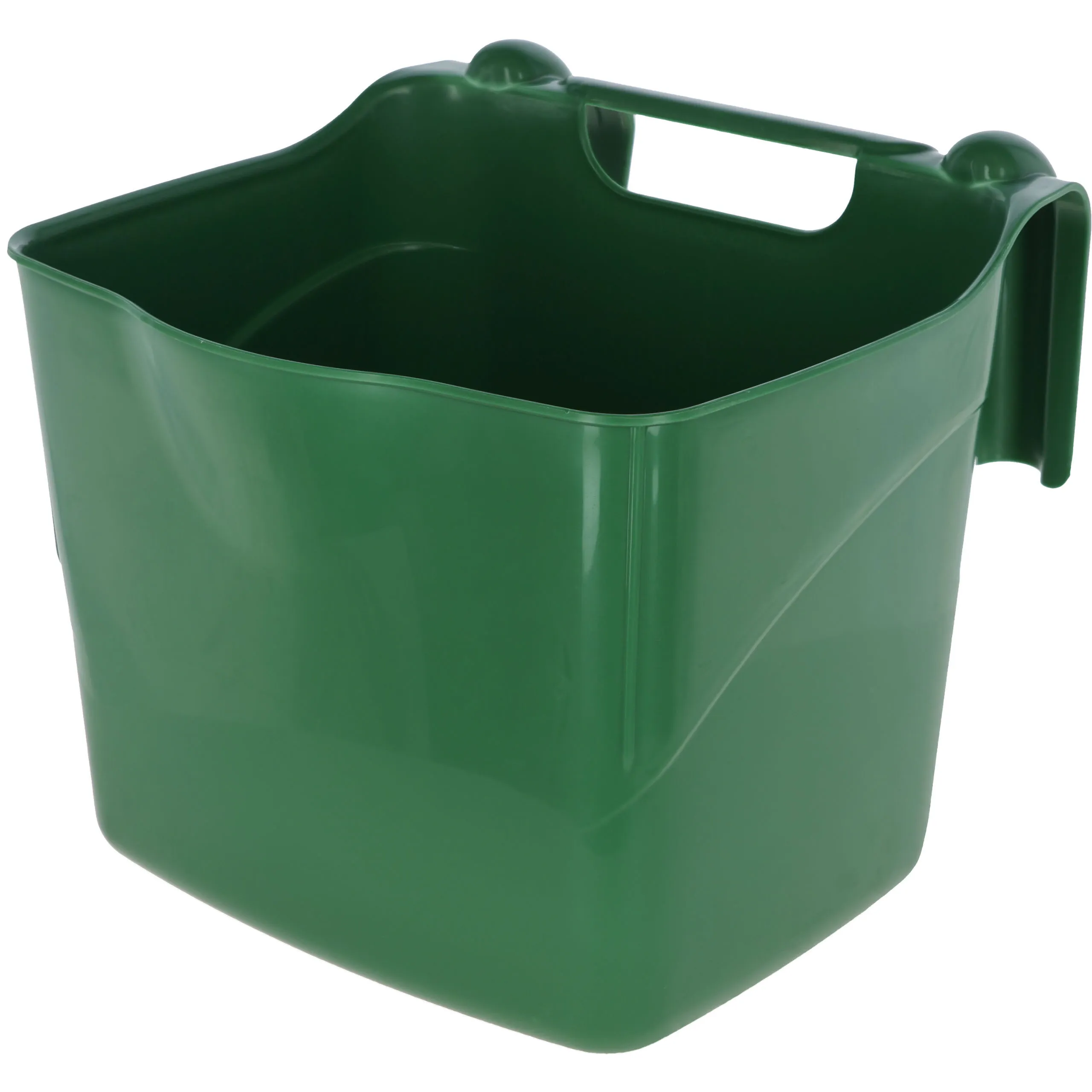 Futtertrog zum Einhängen 22L Grün HangOn – Robuster Kunststofftrog für Stall & Transport
