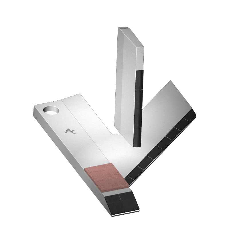 BL40867 AC Tiefenlockererschar Hartmetall links - passend zu Agrisem 3204423G