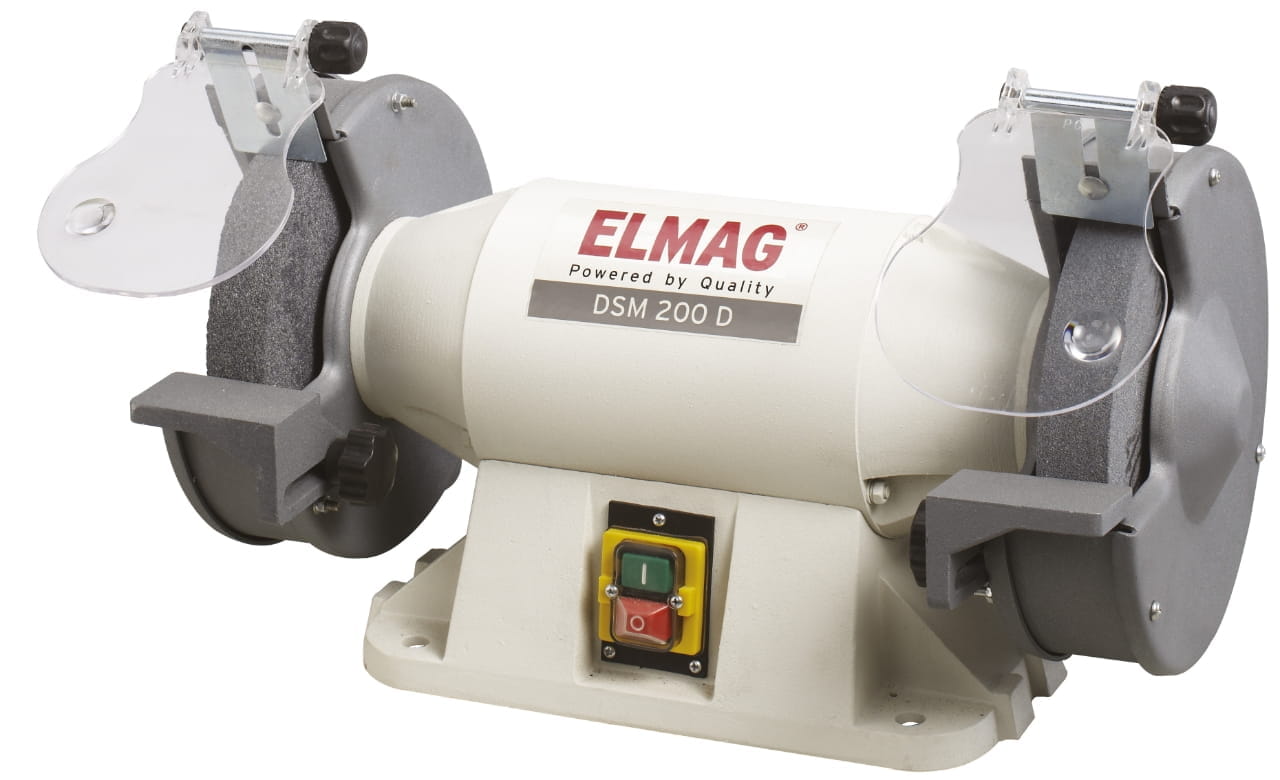 Elmag Doppelschleifmaschine Scheiben - 200mm / 200mm - 400V