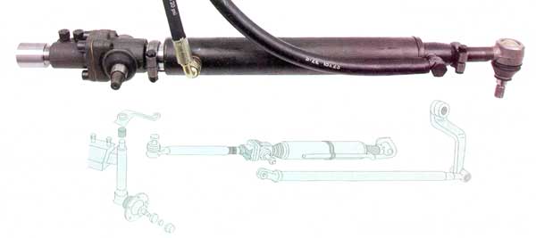 BL38702681 Nachrüstsatz Hydraulische Lenkung für Case B - 624 / 654 / 724