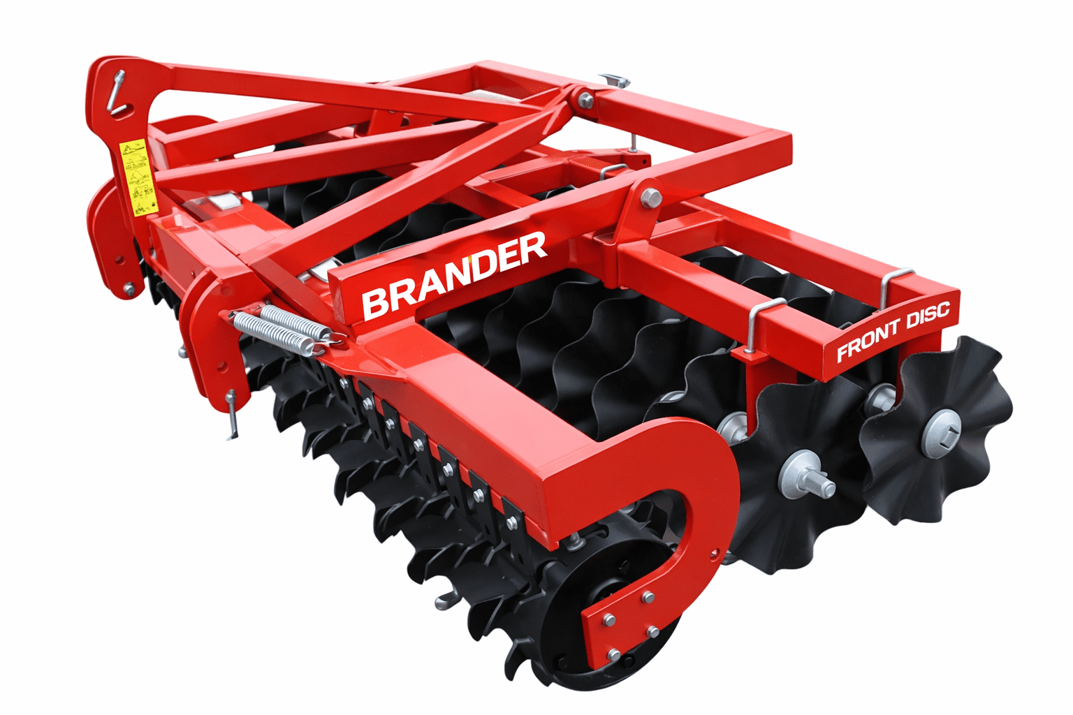 Front Scheibenegge mit Packerwalze 510 – 3,0 m Arbeitsbreite, Ø 520 mm, 32 Scheiben, Lenkbock