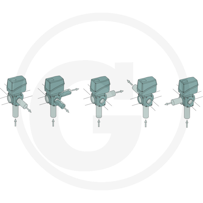 ARAG Kugelventil elektrisch, 5 Wege für CAN-BUS