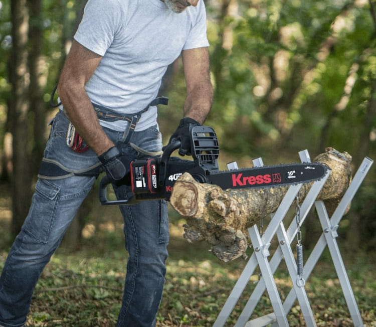 Kress Akku Kettensäge 40cm - 2x 40V