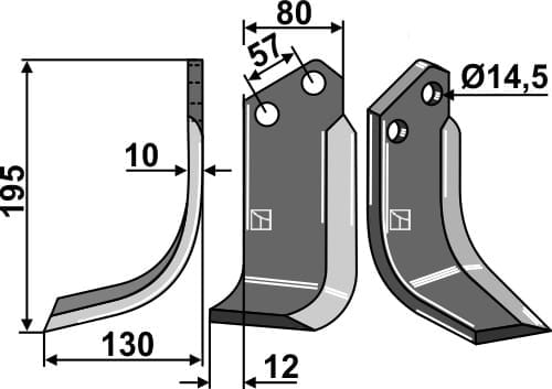 BL27633 Fräsmesser L - passend zu Celli 722558