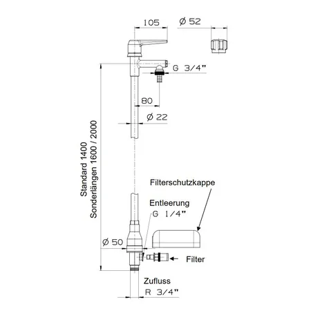 Patura Frostsicheres Standventil