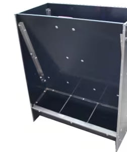 Futterautomat für Absetzferkel, drei Stellen