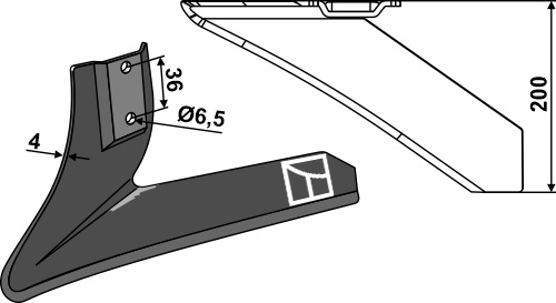 Winkelmesser - links