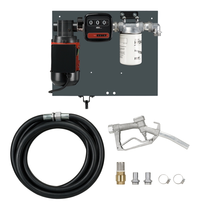 Pressol FZP 80 l/min Industrie Flügelzellenpumpen Set 230V mit Diesel-Wechselfilter & ZVD Zapfventil 4m