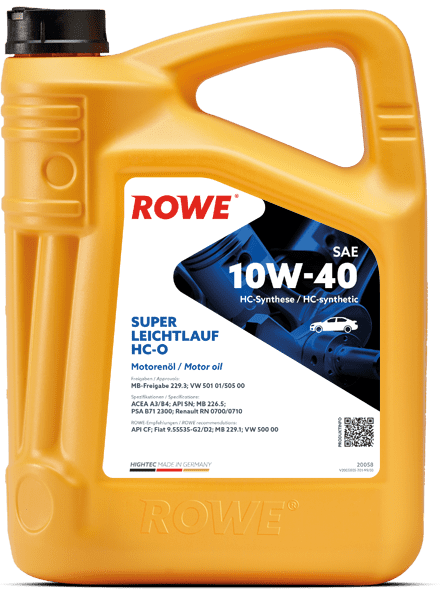 Motoröl, 10W-40, synthetisch, HC-Synthetische, Flasche