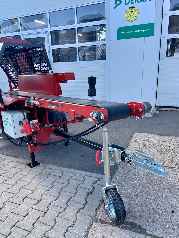 BRUGGER Sägespaltautomat SA48 PRO Benzin 14 PS | 48 cm | 20 t Spaltdruck | Profi Brennholzautomat
