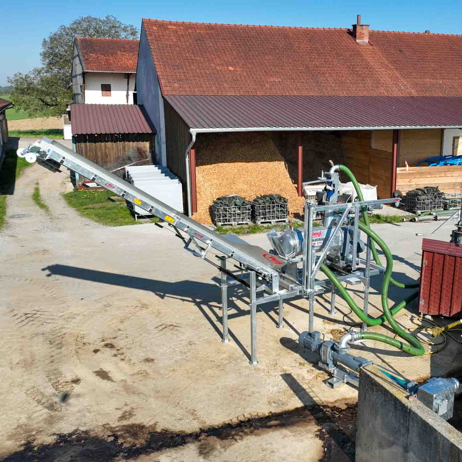 Fliegl Gülleseparator mit Exzenterschneckenpumpe – 40 m³/h Durchsatz