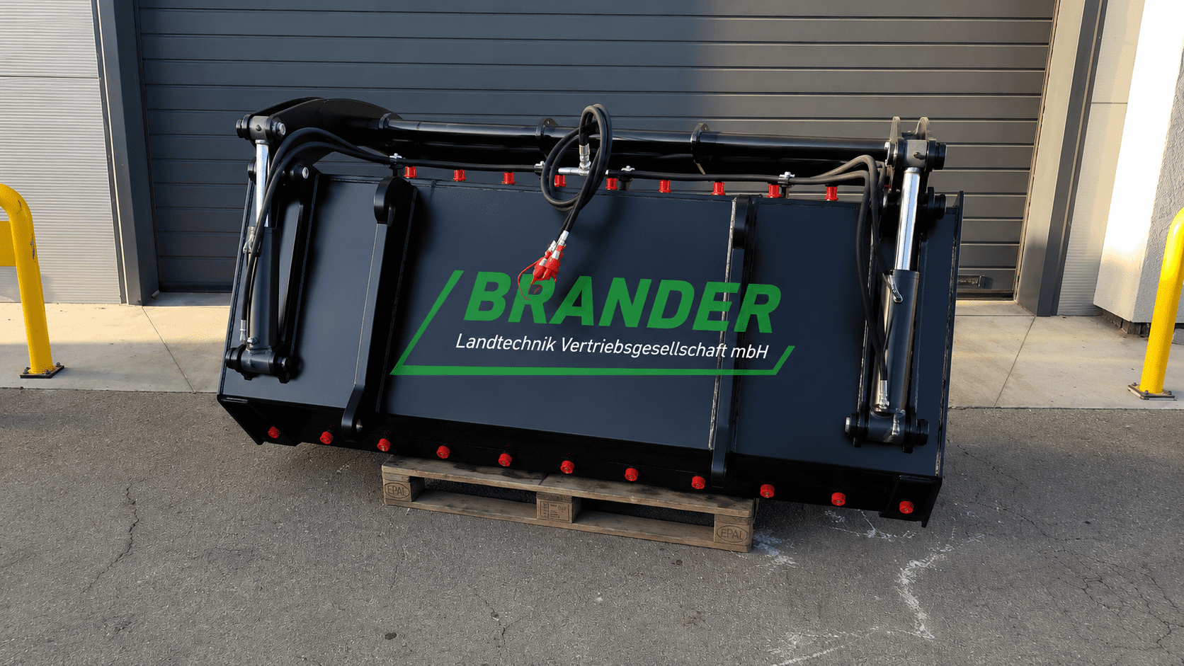 Mistgreifer Krokodilgreifer 870 mm für Teleskoplader – mit geschmiedeten Zinken, 0,6 m³ Volumen & 170 kg