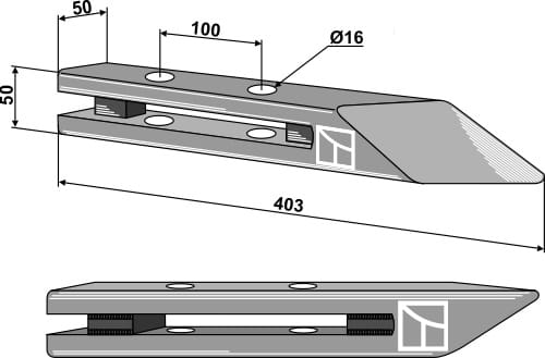 E044066 Bison-Scharspitze - Linke Ausführung BL28948