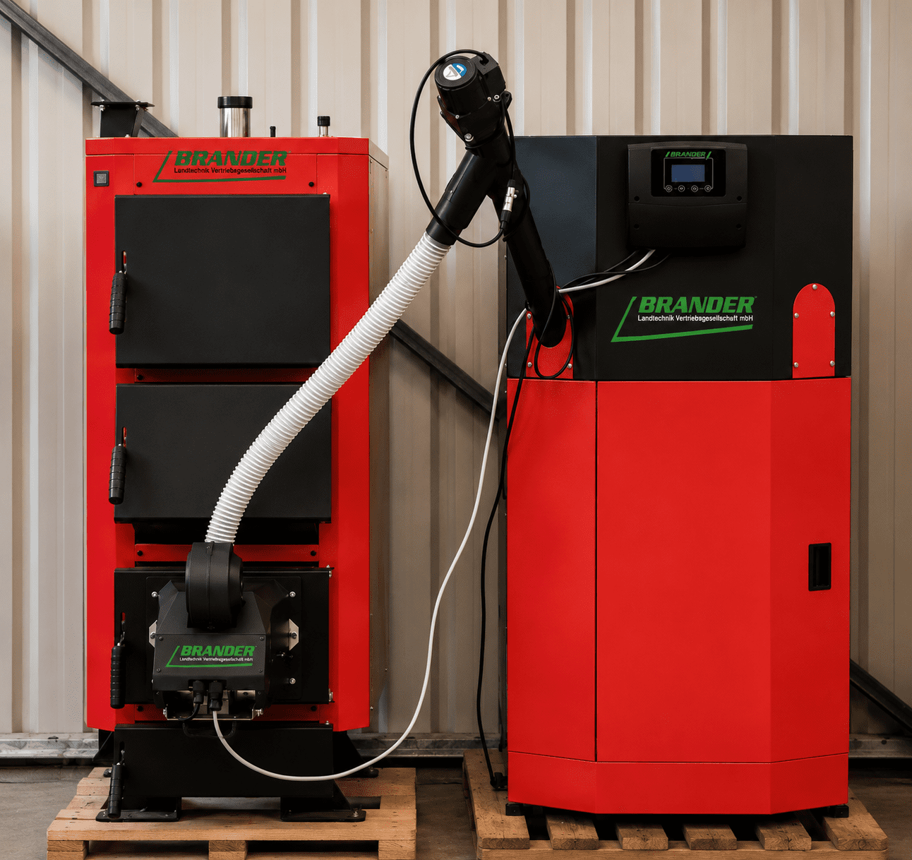 Pelletbehälter 450 Liter | Pellet-Tank mit Förderschnecke für Heizsysteme