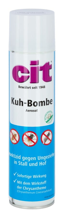 Cit Kuhbombe 400ml – Insektenspray gegen Fliegen, Bremsen & Stallungeziefer