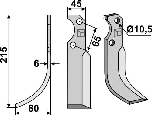 BL5141 Fräsmesser L - passend zu Fort 15075089