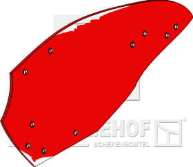 BL30807 Streichblech-Hinterteil - 14“ - 16“ L - passend zu Kverneland KK063215