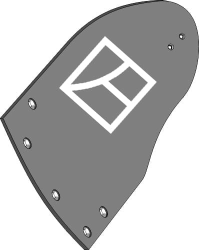 BL30650 Streichblech-Hinterteil NBU2B L - passend zu Lemken 3440717