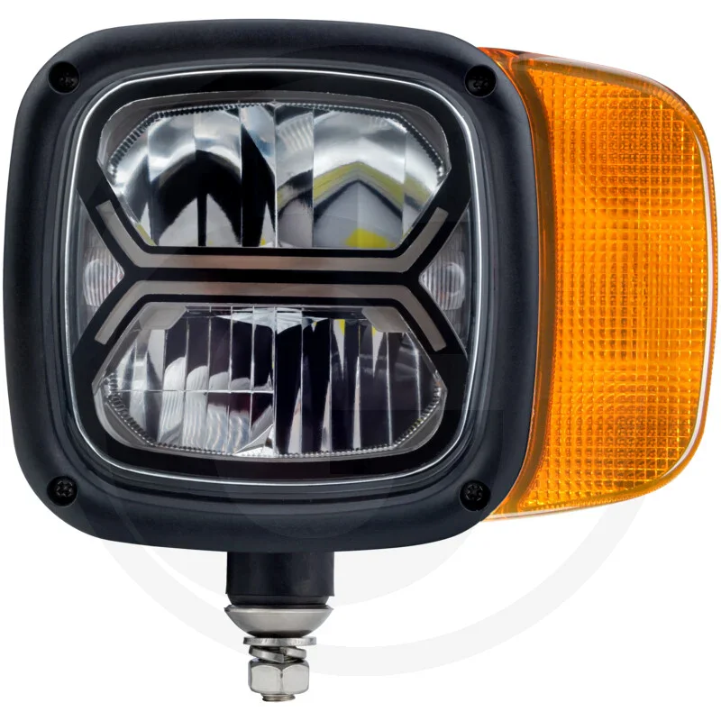 Heated LED headlight, left