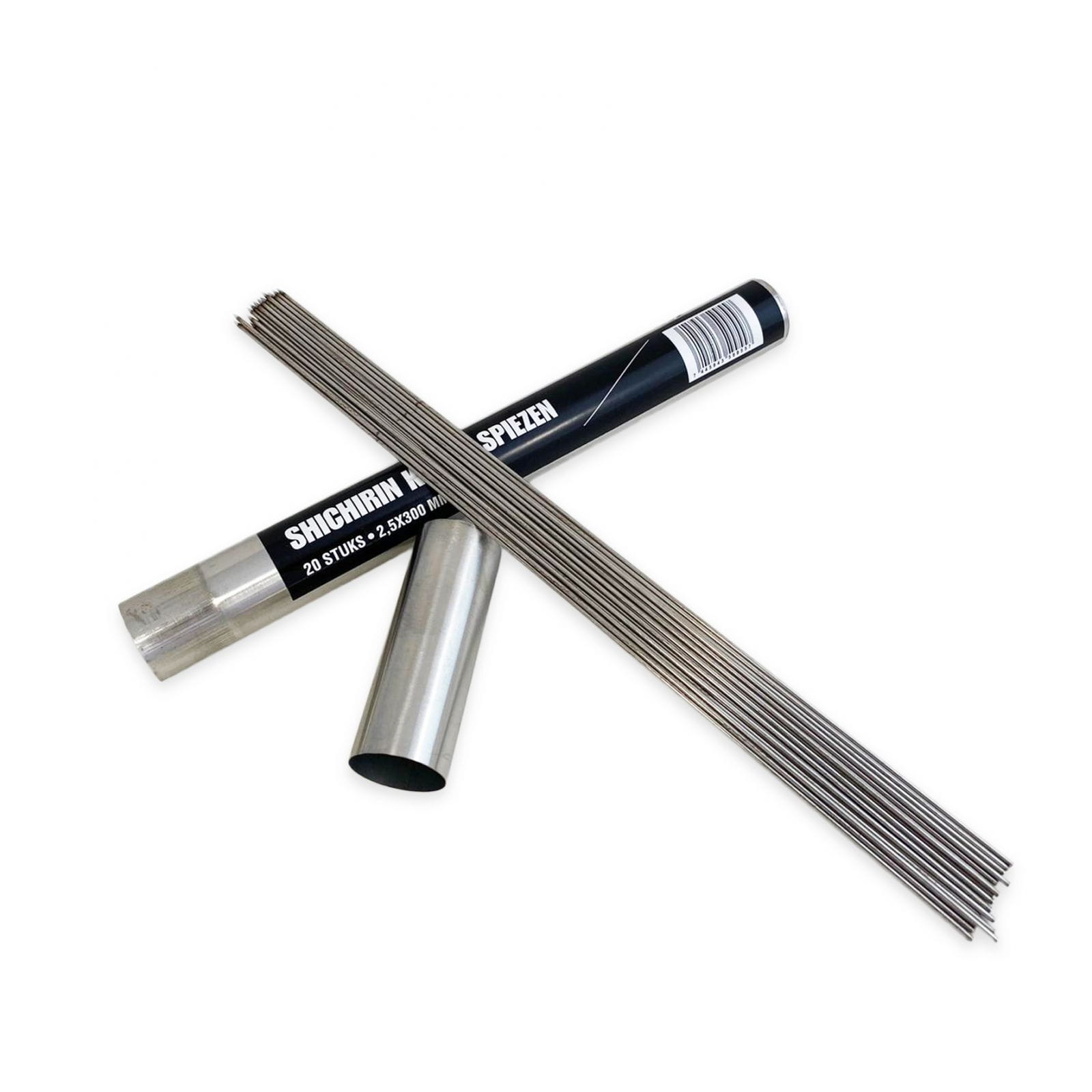YAKINIKU Yakitori Spieße fein 1,5 mm, 20 Stück – Grillspieße für Shichirin, Konro & Yakitori Tischgrill