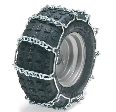 Stiga snow chains - 1 pair for drive wheels 17" x 8"