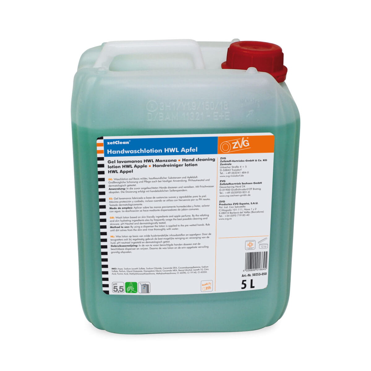 BL25304 ZetClean® – Handwaschlotion HWL Apfel - 5L