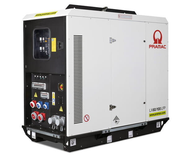 Pramac mobiler Batteriespeicher 96 kWh – 60 kVA dreiphasig, Li-Ion LFP, Industrie- & Hochleistungs-Notstrom