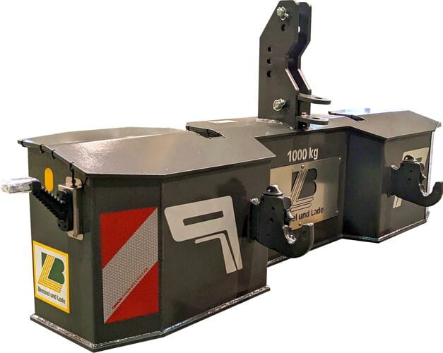 Bressel und Lade Frontgewicht mit Fanghaken