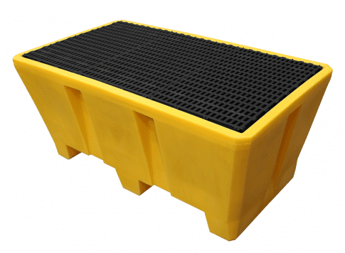 EMP Auffangwanne für 2 Fässer  - 270 L - unterfahrbar