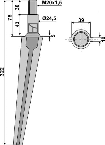 BL6127 Kreiseleggenzinken - passend zu Doublet-Record / Morra