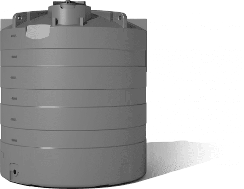 EMP Oberirdischer Lagertank 7500 L – Industrietank mit Entlüftungsdeckel & Mannloch