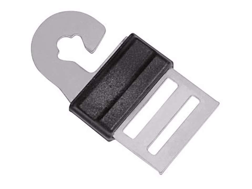 4x AKO Torgriffverbinder Litzclip 20mm, Edelstahl