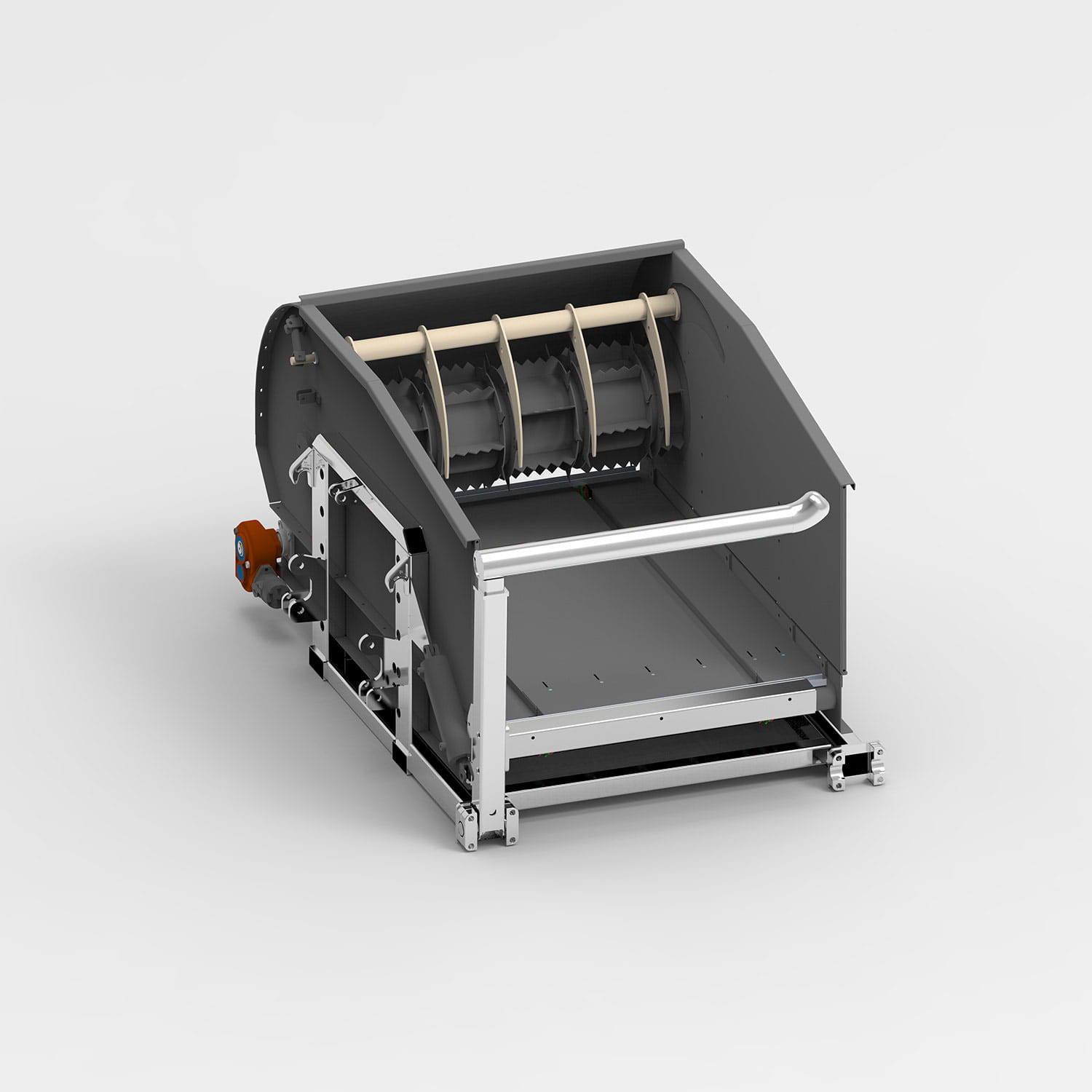Fliegl Ballenauflöser hydraulisch für Rundballen mit Euronorm und Dreipunktaufnahme