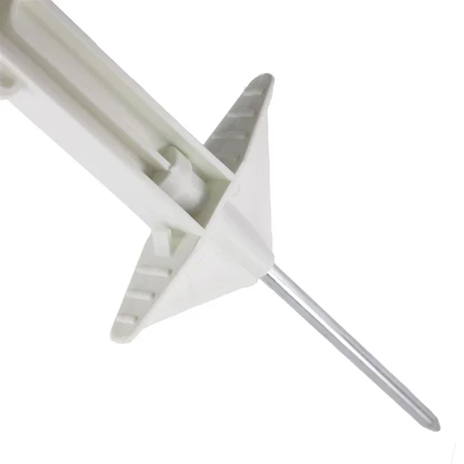 Piquet en plastique blanc 125 cm