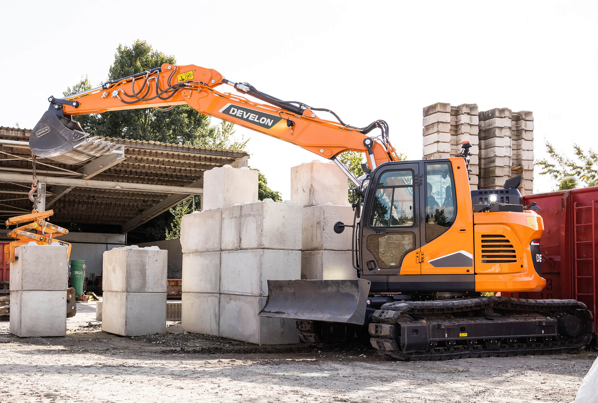Raupenbagger Develon DX140LCR-7