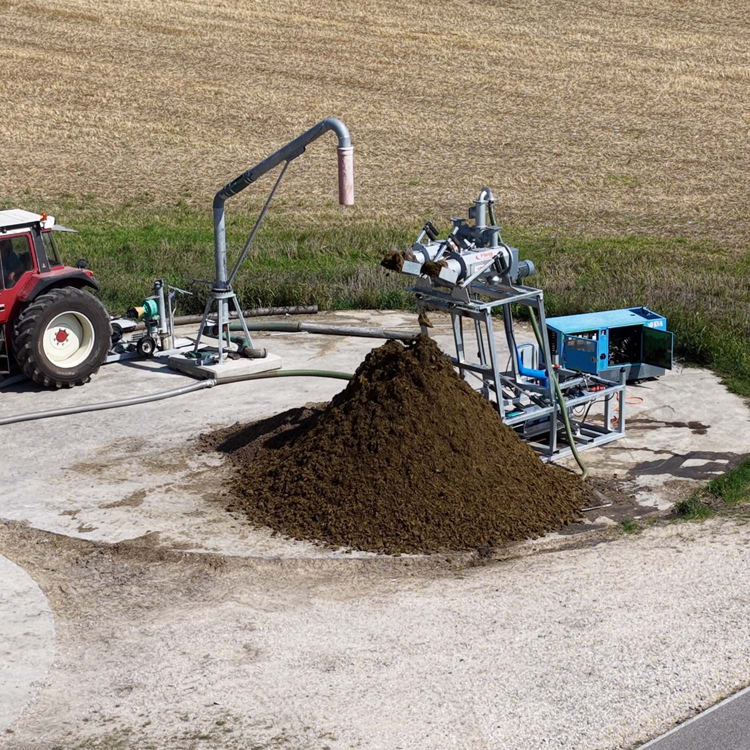 Fliegl Gülleseparator »Tapir-Duo« teleskopierbar – Doppelseparator 50–60 m³/h