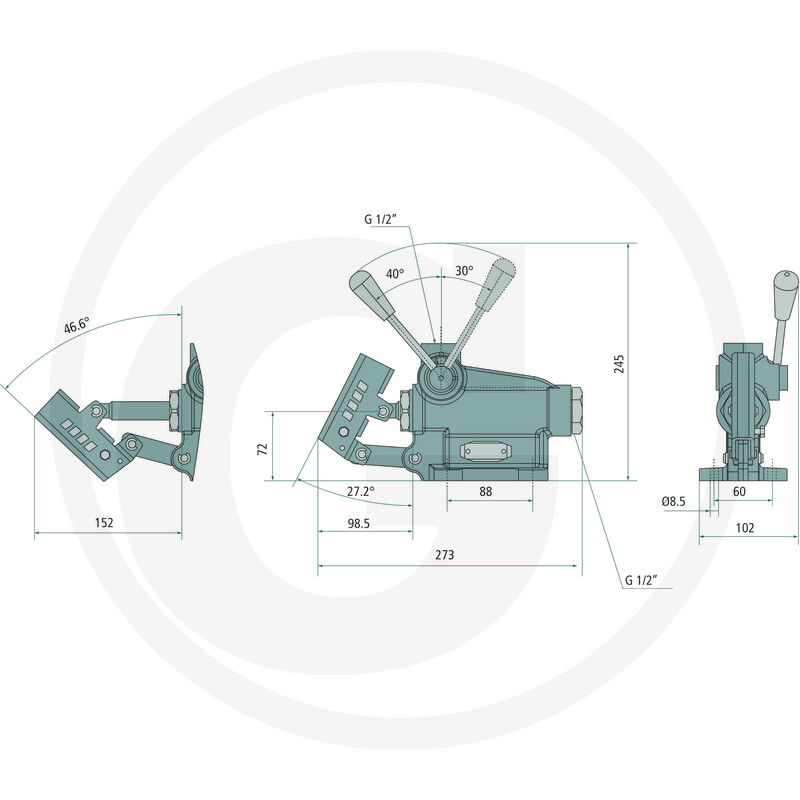 Handpumpe PM50 ohne Tank