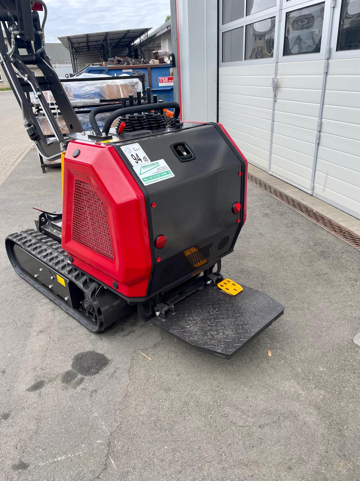 Rhinoceros XN800 Raupendumper mit Kubota Motor & Hochentleerung