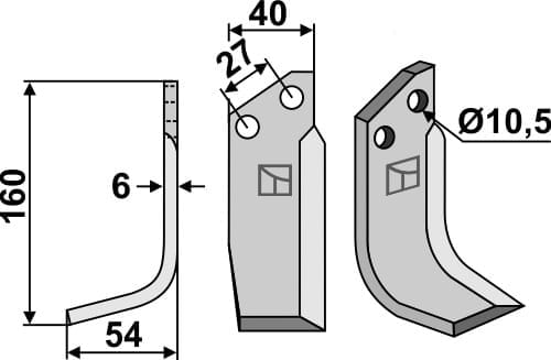 BL6389 Fräsmesser VAL-11L