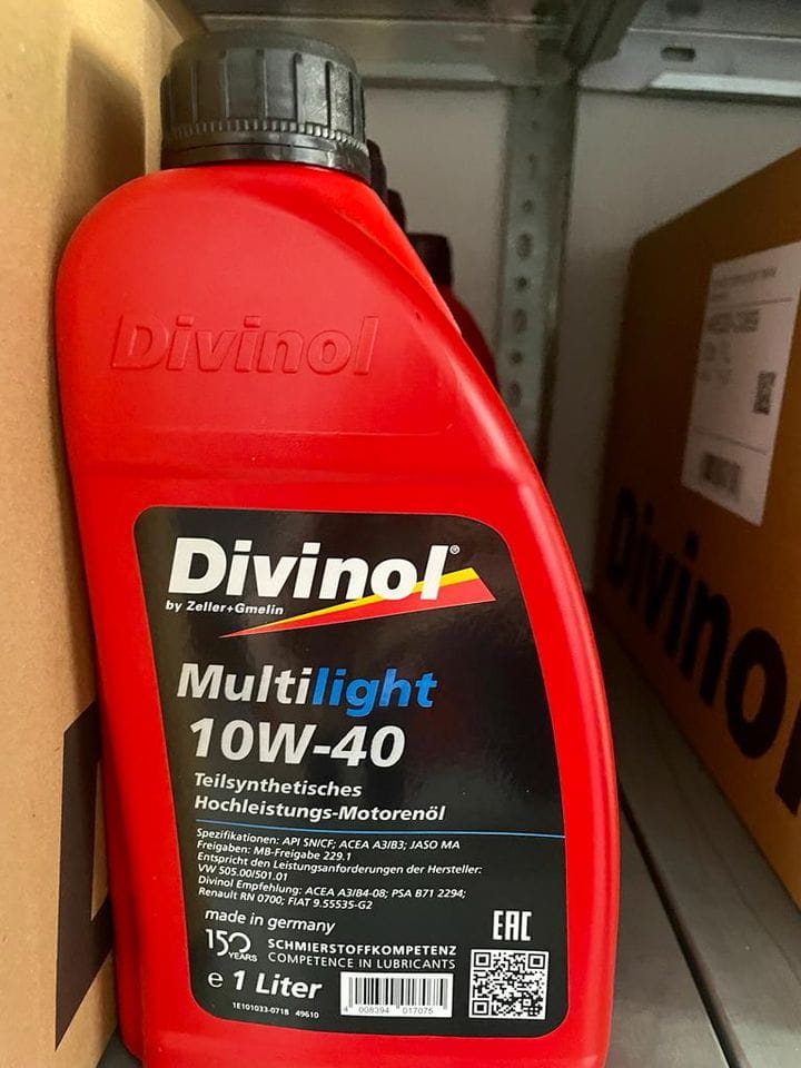 Divinol Multilight 10W-40 low-friction engine oil - 1L