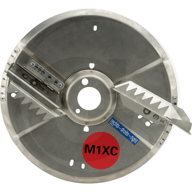 Rauch throwing disc complete right M1XC - MDS 10.1, 11.1, 12.1, 17.1, 19.1