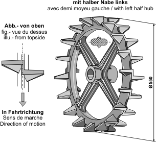 BL2971 Nockenring m. halber Nabe links