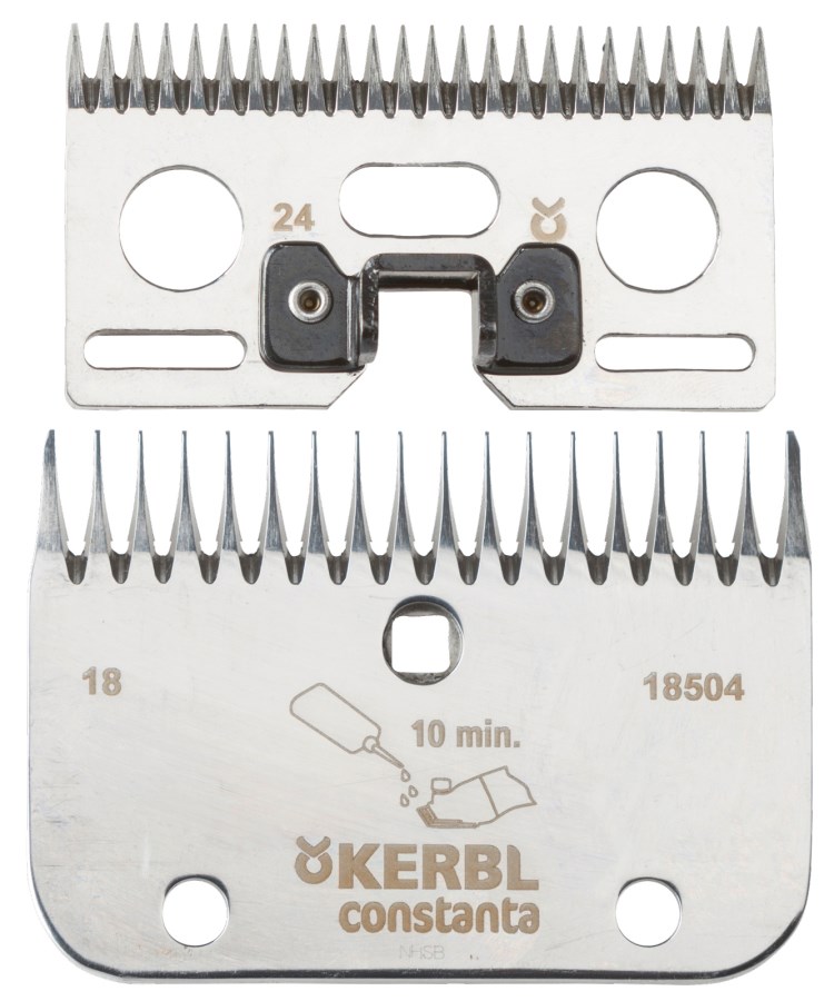Schermesser-Set AR2 Normalschur - Scherkopf 60 / Zähne Obermesser 24 / Untermesser 18 / Schurhöhe 3mm