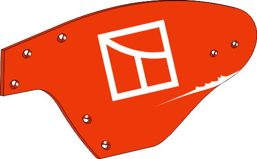 BL32160 Streichblech-Hinterteil L - passend zu Niemeyer 024079